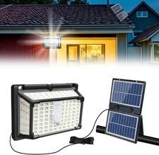 3000LM 190 LED Solar Lights Outdoor Waterproof Motion Sensor Security Wall Lamp