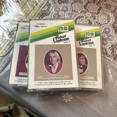 RICHARD CLAYDERMAN - Lot of 3 cassettes: The World S Best Selling Pianist