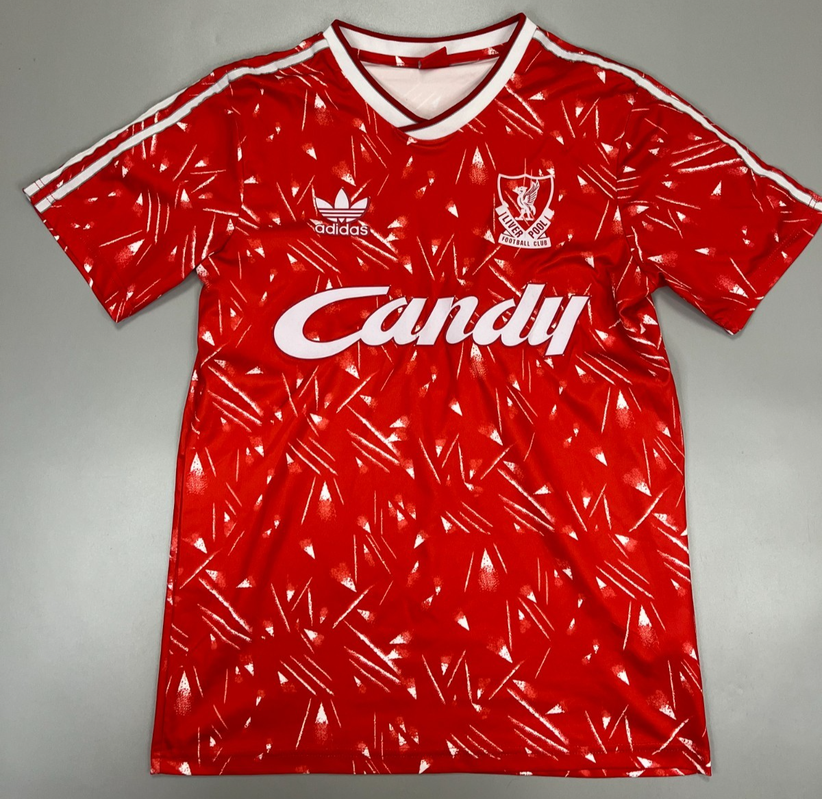 Maillot Liverpool 1989/1990 Candy - Réédition Taille L - Occasion