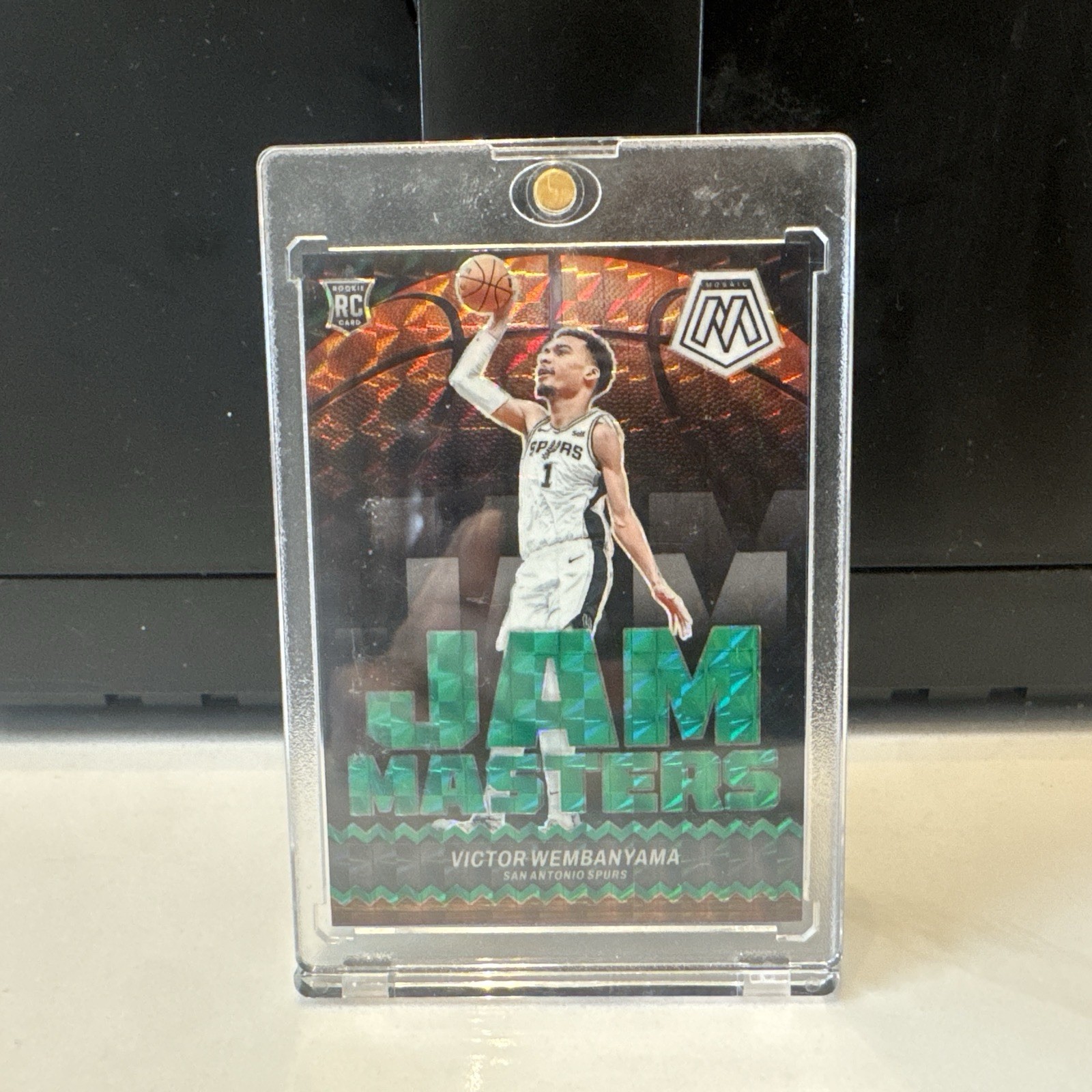 2023-24 Panini Mosaic Victor Wembanyama #3 RC Rookie Jam Masters Green
