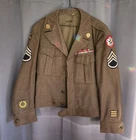 World War II Jacket Eisenhower US Army Military WW2 WWII Field Jacket