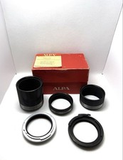 Juego de tubos de extensión Alpa Reflex 5 piezas, Suiza, usado buen estado