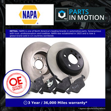 2x Vented Brake Discs and Pads fits BMW 520D F10, F11 2.0D Front 10 to 17 330mm