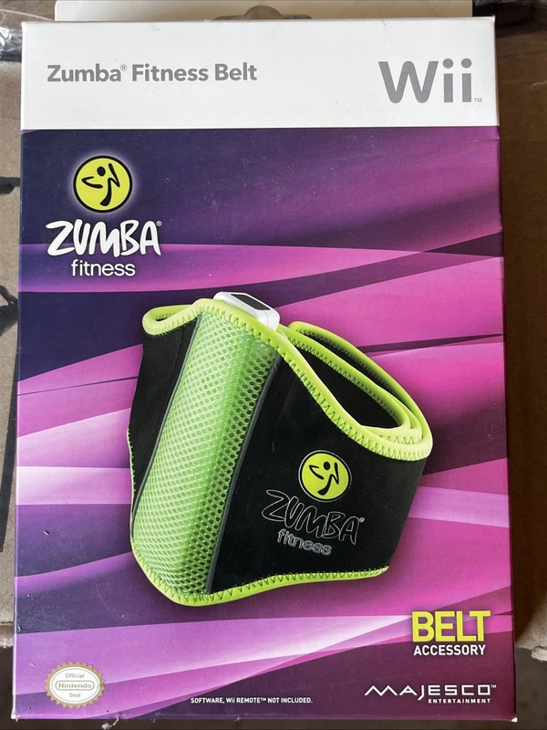 Official Majesco Zumba Fitness Belt Accessory for Nintendo Wii Brand New
