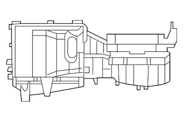 For Chrysler 200 2011-2012 Mopar HVAC Blower Motor Housing Foto 4 de 4