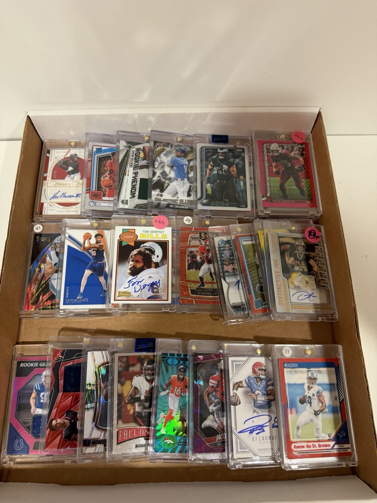70 Card Sports Card Lot ALL IN MAGS Autos Patches RCs Numbered Football NBA view 3
