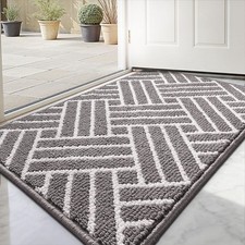 Non Slip Large Indoor Door Mat Entrance Rug Dirt Trapper Washable Barrier Mats