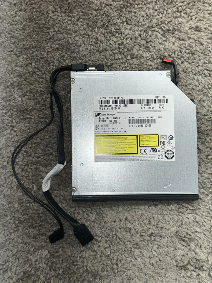 Lenovo M700/M900 DVD/CD RW Optical Disk Drive | DA-8AESH21B 45K0493 045K0493 822 - Image 2 of 4