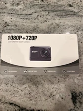 Dual Channel Dash Camera - 1080P + 720P (New Open Box)