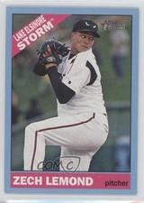 2015 Topps Heritage Minor League Edition Blue Border Zech Lemond #45 9ij