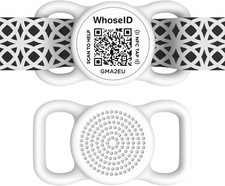 QR Code NFC Pet ID Tag Silicone Waterproof Dog Cat Collar Smart No Subscription