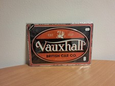 Blechschild VAUXHALL British Car Logo OVP 20x30 Opel Deko Werkstatt Garage Retro