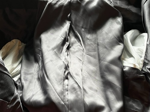 Pronto Uomo Platinum Charcoal Gray 100% Wool Sport Coat Jacket Double Vent 46R - Bild 11 von 16