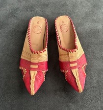 Women's Moroccan Babouche Slippers Shoes, 8-1/2
