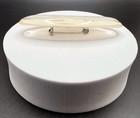 Vintage Large Oval Lucite Pin Brooch Iridescent Glow Center 3” X 1.25” — photo 2