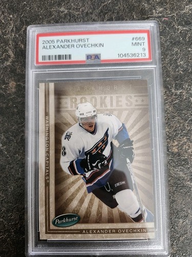 2005-06 Parkhurst Rookie PSA 9 Alexander Ovechkin Card# 669 - Picture 1 of 2