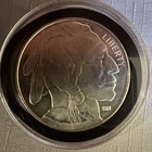 1Troy Ounce 999 Fine Silver Liberty Indian Head Buffalo Coin Highland Mint