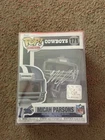 Micah Parsons Autographed Dallas Cowboys Funko Pop Football #171  Fanatics COA