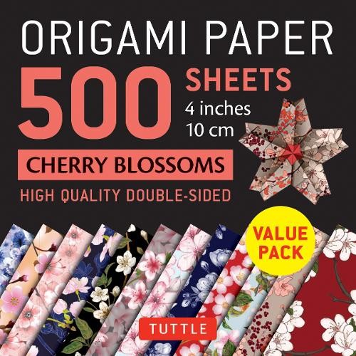 Origami Paper 500 sheets Cherry Blossoms 4 10 cm - Image 3