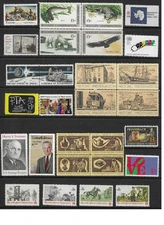 Crazy deals! All 84 8-cent  U.S. commemorative stamps issued during 1971-73!