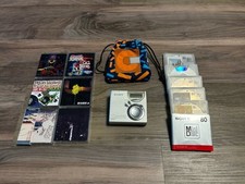 Sony Walkman Portable MiniDisc Player MZ-N510 Type-S With 12 Minidiscs
