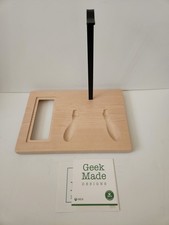 Geek Made Designs Wood Xbox Series S Stand for console, headset, and controller