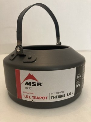 MSR Pika 1 Liter Teapot Ultralight Hard Anodized Aluminum New (MISSING LID)