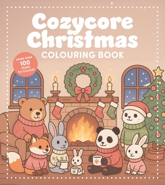 Cozycore Christmas Colouring Book by Editors of Chartwell Books (Paperback Book)