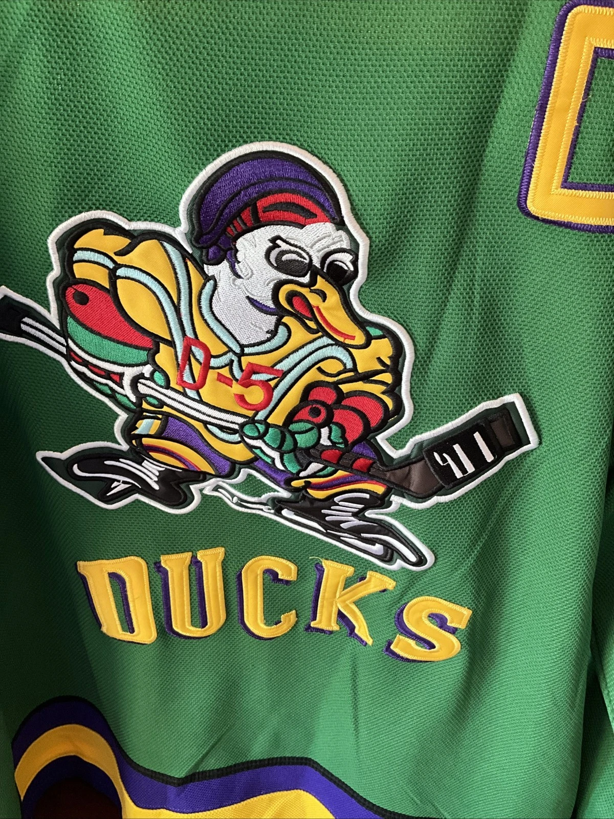 Conway Mighty Ducks Movie #96 Hockey Jersey Fight Strap