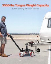 New Trailer Dolly 3500lbs Tongue Weight Capacity 18 Inch And 22 Inch Height