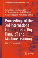 Proceedings Of The 3Rd International Conference On Big Data, Iot And Machine Lea