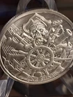 Dead Men Tell No Tales 1 oz .999 Fine Silver Round
