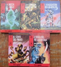 Lotto librogame Dimensione Avventura Steve Jackson la rocca del male covo pirati