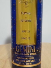 GEMINI Bath Body Works The Zodiac Collection LIMITED EDITION 8oz FINE MIST