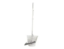  and Dustpan Set - All-Surface Silicone Broom & Squeegee for Indoor Gray