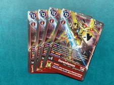 Durandamon EX6-010 Infernal Ascension Playset Digimon Card Game x4