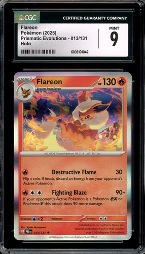 Flareon graded CGC 9 for sale on eBay