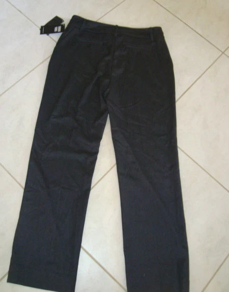 Sharon Young Womens NWT Essential Fall 2011 Dark Gray Pants Size 10 L 31" NEW - Image 3 of 4
