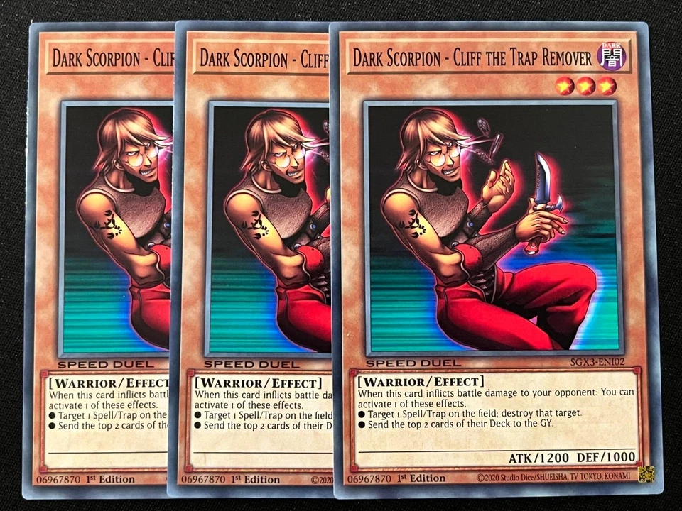 YUGIOH DARK SCORPIO DECK- DON ZALOOG- CLIFF- WARRIOR- CHICK- GORG- MEANAE NM - Image 2 of 4