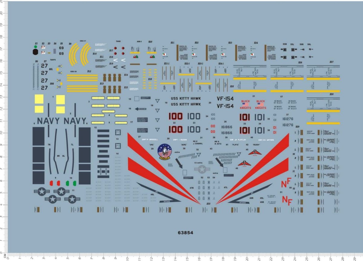 1/48 decals F-14A BOMBCAT U.S.NAVY STRIKE FIGHTER (63854) | eBay