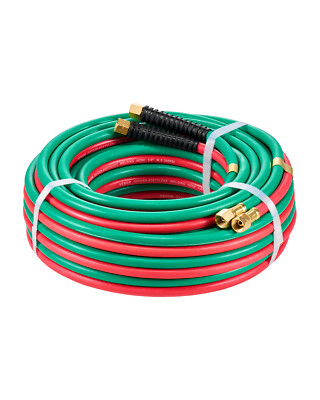 Oxygen Acetylene Hose 1/4-Inch x 50FT R Grade Hose 300PSI Max Working Pressure