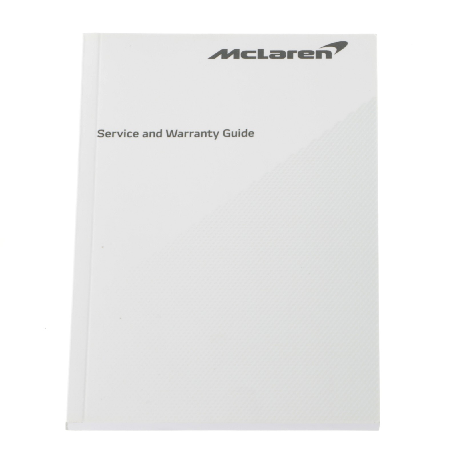 Guía de servicio y garantía para McLaren (N/P 1222QA319GP)