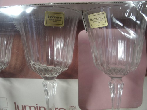 6 WINE GLASS LUMINARC MERIDIEN 4.2 OZ VERRERIE D' ARQUES FRANCE - Picture 4 of 17