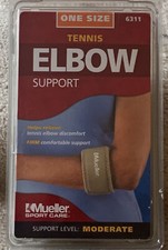 Mueller Tennis Elbow Brace Moderate Support 6311 Adjustable One Size    New   