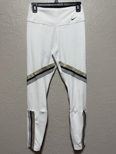 Nike Women's White One Icon Clash 7/8 Leggings Size Medium