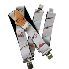 Melotough Suspenders Fly Fishing Flies Mens 2” Wide