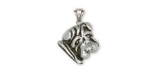 Shar Pei Pendant Jewelry Sterling Silver Handmade Dog Pendant CH35-P