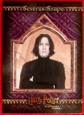 HARRY POTTER - SORCERER'S STONE - Karte #008 - SEVERUS SNAPE / ALAN RICKMAN 2005
