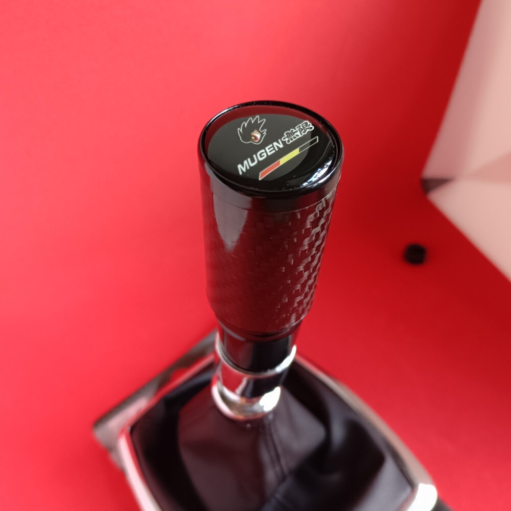 BLACK CARBON MUGEN JDM STICK SHIFT GEAR KNOB for CIVIC ACCORD RSX