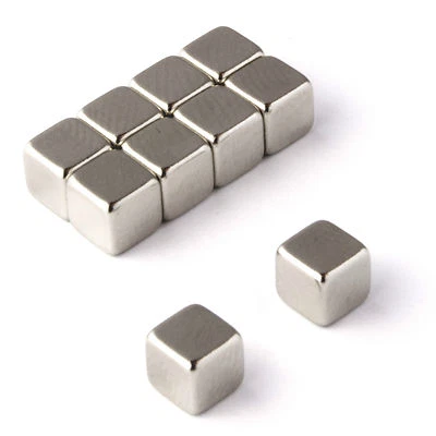 POWER MAGNET STORE 10 Strong Magnets 5mm Cube * 1.1Kg PULL force * Block Magnet Magnetic 1Kg small